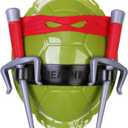Super Cosplay Turtles Toys Costume COS Dressed Suit Halloween Decoration Birthday Party Favors for Kids (Green, XS)