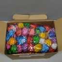 Poen 300 Pieces Cat Toy Fuzzy Balls 1.8 Inch Assorted Color Pom Pom Interactive Tinsel Balls for Indoor Cats