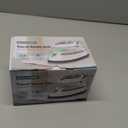 BEAUTURAL Mini Travel Steam Iron for Clothes with Dual Voltage, Temperature Control, Non-Stick Soleplate and Cord Storage, Ideal for Sewing, Quilting and Handcraft (White)