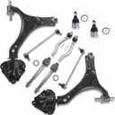 10Pcs Front Lower Control Arm Ball Joints Tie Rod Sway Bar Suspension Kit fir for 2013-2017 Honda Accord