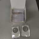 10-Pack Coin Slab Display Holder, Storage Case for Morgan, Peace, IKE Silver 38mm Dollar Coin, Organize Your Coin Collection with Clear Acrylic Cases