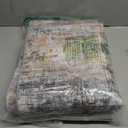 IOHOUZE Abstract Runner Rug 2x10 Ft Washable Runners for Hallways, Non Slip Kitchen Runner Printed Faux Wool Entryway Runner Indoor, Modern Abstract Floor Carpet for Hall Kitchen, Orange Grey