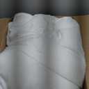 EASELAND King Size Down Alternative Comforter - Quilted Duvet Insert for All Seasons, Soft Lightweight with Corner Tabs, Summer Winter Warm Bedding, White 90x102 Inches