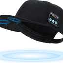 Bluetooth Speaker Hat, Baseball Cap with Built-in HD Stereo Speakers & Hidden Mic, Hands-Free Calling for Cycling, Skate Parks, Party, Dancing, Outdoor Sports, Gifts for Men, Brother, Boyfriend, Him