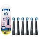 Oral-B iO Gum & Sensitive Replacement Heads, Electric Toothbrush Brush Heads, Black, 6 Count