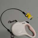 Fida Retractable Dog Leash, 16 ft Dog Walking Leash for Small Dogs up to 26lbs, Tangle Free, White