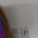 Women's Liquid Metallic Rainbow Bikini Sets Shiny String Padded Triangle 2 Pieces Swimsuit Set (XX-Large)