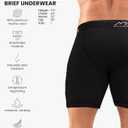 Merino.tech Merino Wool Underwear Mens - 100% Merino Wool Base Layer Boxer Briefs for Men (L)