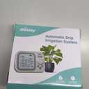 Automatic Plant Waterer Indoor Self Watering System for 15 Potted Plants, Auto Drip Irrigation Kit Programmable Water Timer with Smart Humidity Detection (White)