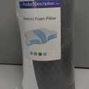 CHxxy Memory Foam Pillows, Cervical Pillow for Neck and Shoulder Pain Relief, Ergonomic Contour Bed Pillow, Soft for Side Sleep Stomach Sleeping and Back Sleeper-Queen Size&Grey