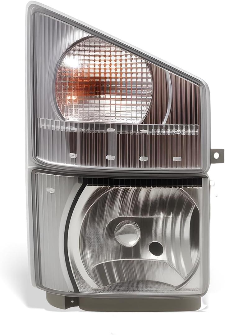 Right Headlight and Corner Lamp Compatible with NPR NPR-HD NQR NRR 2008-2020 Passenger Side Headlight & Corner Light Assembly 8975851702