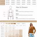Cicy Bell Womens Long Sleeve Tops Patchwork Crewneck Slim Fit Shirts Going Out Casual Fall Basic Tees (Black, M)