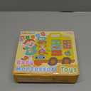 Toddler Toys for 1-2 Year Old Girl Boy Gift, Educational Montessori Toys for 1-2Year Old, Busy Board Baby Toys 6-12 Months Age, First Christmas and Birthday Gifts (Multicolored)