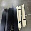 SlickBlue Twin Size Wooden Bed Frame with Headboard, Slatted Platform, Extra Legs for Strong Support