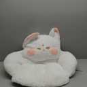 Cute Gaming Chair Cushion, Soft Desk Chair Cushion, Seat Cushion for Office Chair, Kawaii Fox Chair Pillow, Back Support for Office Chair, Lumbar Support Pillow, Non Slip Sitting, 17.7"17.7"