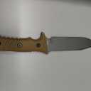 GTK2 Fixed Blade Knife AUS-10 Steel Blade Nylon Fiberglass Handle Full Tang EDC Tool Knifes for Outdoor Camping Survival Adventure Bushcraft (brown)