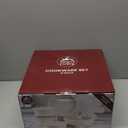 15-Piece White Granite Nonstick Cookware Set  Detachable Handles & Tempered Glass Lids  Stackable & Cool-Touch - Induction & Oven Safe to 480F - Scratch-Resistant, PFOA & PFOS-Free