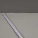 rabbitgoo Window Privacy Film Rainbow Film Decorative Window Sticker, 3D Static Stained Glass Cling Tint for Home Heat Control Non-Adhesive, Grayish Silver, 29.5 x 78.7 inches