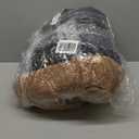 INVENHO Large Dog Beds Large Sized, Washable Orthopedic Warming Soft Sleeping Durable with Anti-Slip Bottom (L (35"x25"x9"), Dark Brown)