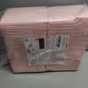 80 Count Disposable Baby Changing Pads, 18x18 Pink  Super Absorbent Leakproof Quick-Drying, Soft Skin-Friendly Disposable Underpads for Infants, Mess-Free Diaper Changes at Home or On-The-Go