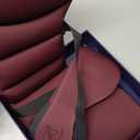 Travel Pillow, Airplane Neck Pillow for Long Flight, Oversized Head Strap with 3D Eye Mask for Sleep, 360Support Headrest, Stop Bobblehead, Ultimate Travel Essentials for Men Women Red (Premium)