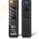 BN59-01455A Solar Voice Remote(Black), Replaces of BN59-01455A Samsung Remote, Compatible with Samsung Smart TV QLED TV Series S95C,LS03D,QN50,QN55,QN60,QN65,QN70,QN80,QN85,QN90