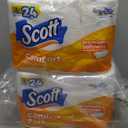 Scott ComfortPlus Toilet Paper, 12 Double Rolls, 231 Sheets per Roll, Septic-Safe, 1-Ply Toilet Tissue Pack of 2