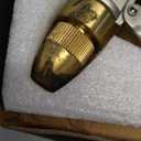 ESOW Heavy Duty Metal Garden Hose Nozzle, High Pressure Water Hose Nozzle with 4 Spray Patterns Rotating, Ideal for Outdoor Lawn & Garden Watering, Car & Pet Washing, Silver