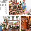 DIY Handmade Miniature Furniture, Wooden Diorama Book Nook House Kits Build Crafts for Adults, Miniature Street Tiny Library House Making Kit 1:24 Scale