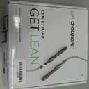 Crossrope Get Lean Set - Weighted Jump Rope- 1/4 LB and 1/2 LB Ropes - Slim Handles