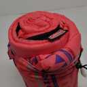 Coleman Kids 50F Sleeping Bag, Comfortable Youth Sleeping Bag for Sleepovers & Camping, Fits Children up to 5ft Tall, Glow in The Dark Design, Stuff Sack Included, Machine Washable (Pink)