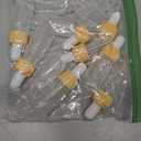 Patelai 8 Pieces Frosted Glass Dropper Bottles Essential Oil Bottles with Eye Dropper and Bamboo Lids Perfume Sample Essence Liquid Cosmetic Containers and 2 Pieces Funnel(5 ml/ 0.2 oz)