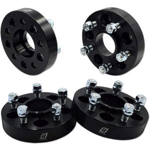 5x4.5 Wheel Spacers 1.25 inch Thick with 1/2-20 Studs, 5x114.3mm / 71.5mm Hub Bore Wheel Adapters, Pack of 4