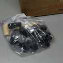 AWTATOS Cube Storage Organizer, Storage Cubes Shelves Bookshelf, 6 Cube Closet Organizers and Storage, DIY Stackable Plastic Clothes Organizer Shelving for Bedroom, Home, Black