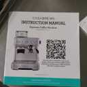 CASABREWS 5700Gense Espresso Machine with Grinder, Barista-Style Cappuccino Maker with Milk Frother Steam Wand, Professional Coffee Maker with Removable Water Tank for Cappuccinos and Lattes