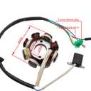 8 Pole 8 Coil Magneto Stator Coil For 125cc 150cc GY6 Engine ATV Scooter Quad Dirt Bike Buggy