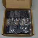 12 Pack Purse Hook for Table Heavy Duty Non-Slip Purse Hook for Desk Adjustable Clamp-on Under Desk Hanger High-Strength Alloy Material for Table for School/Office,Black