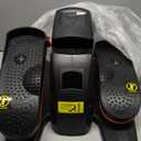 Under Desk Elliptical Machine, Electric Elliptical Leg Exerciser for Seniors with 12 Adjustable, Portable Quiet Elliptical Exercise Machine, Seated Pedal Exerciser with Remote Control (Orange)