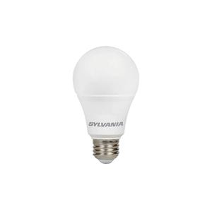Sylvania ECO LED Light Bulb, A19 60W Equivalent, Efficient 9W, 7 Year, 750 Lumens, 2700K, Non-Dimmable, Frosted, Soft White - 4 Pack (40821)