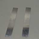 2 Pcs Square Aluminum Flat Bar, 1/4''(6mm) Thickness x 2'' Width x 12'' Length, 6061 General Purpose Plate, T6511 Solid New MLL Stock, for Crafting Industry, Covered with Protective Film