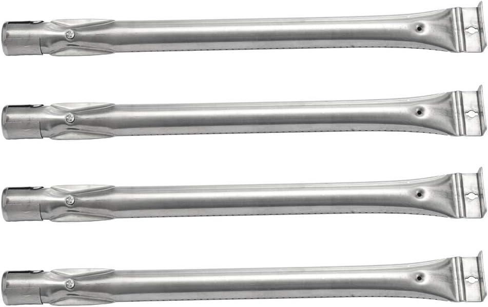 Gas Grill Burner Tube Replacement Parts for Kenmore 146.16197211 146.16198211 146.16142210 146.34461410 146.34611410 146.46366610 146.46372610 BBQ Pro 146.23676310 14 3/4 Inch Set of 4 KB871
