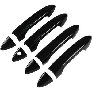 Car Door Handle Cover Compatible for Honda Accord 2013-2017Accessories Compatible for Honda Pilot 2022 2021-2016 Without Smart Key Holes (Glossy Black)