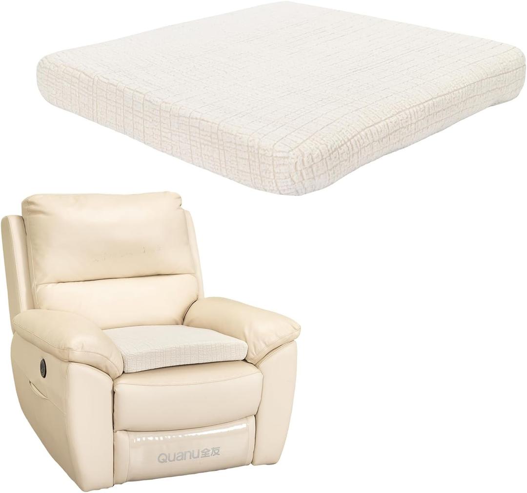 Seat Cushion for Elderly Foam Curved Edge Large Square Chair Cushion for Recliner Booster Chairs Pads for Seniors Floor Pillow, Office Chair No Pressure on Thighs (20x20 x3in,02)