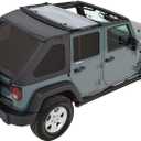 Bestop 5282335 Black Diamond Replace-A-Top for 2007-2018 Wrangler Jk Unlimited - Trektop NX Hardware