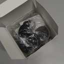 Honoson 24 Pcs Self Adhesive Caster Wheels Appliance Rollers Appliance Sliders for Kitchen 360 Swivel Universal Wheel Mini Small Kitchen (Black with 3 Steel Ball Style)