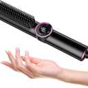 Hair Straightening with LED Display & Dual Voltage, Deep Black
