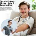 2026 Upgraded 2-in-1 Red Light Device for Ears & Nose 650nm LED, Wearable Hands-Free Neck Design, Lightweight & Comfortable for Daily Ear & Nasal Relaxation