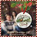 2 x Hunting and Fishing Solves Problems Ornaments - Outdoor Deer Hunting Decor, Wildlife Ornaments for Christmas Tree - Woodland Animal Decoration, Ideas for Fishing Lover, Hunter