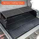 Hisencn Grill Warming Rack for Charbroil Commercial Infrared 463257520 4 Burners, Parts for Charbroil Signature TRU-Infrared 463255721, 463255020 4 Burners Grill, Warming Grates, Stainless Steel