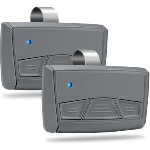 MMT103 3-Button Transmitter Replace for Mighty Mule MMT103 Remote, Compatible with Mighty Mule Garage Door Openers and Gate Openers, Replace for FM135/FM134, etc., Can Control Three Devices 2 Pack